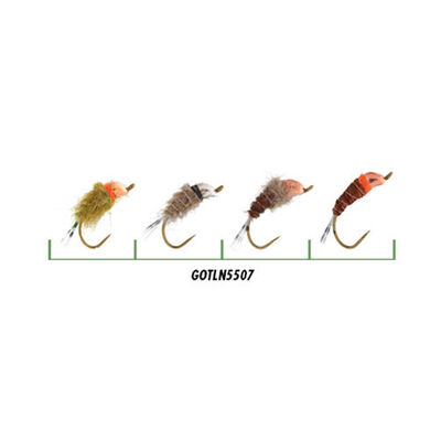 Set de Nymphe Garbolino Javi Versions Poilues x4 - Nymphes | Pacific Pêche