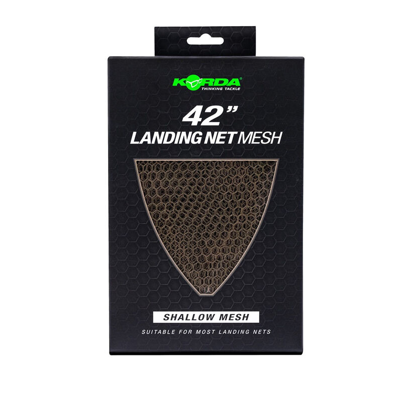 Filet &eacute;puisette Korda Landing Net Mesh | 42in Shallow - Epuisettes | Pacific P&ecirc;che