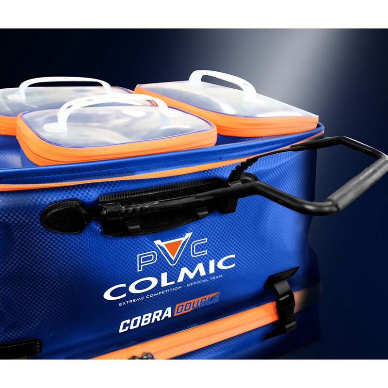 Bakkan PVC Colmic COBRA DOUBLE 2 compartiments - Bagagerie feeder | Pacific P&ecirc;che