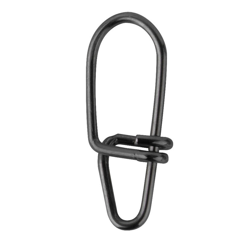 Agrafe carnassier spro matt black secure snap (x7) - Agrafes | Pacific P&ecirc;che
