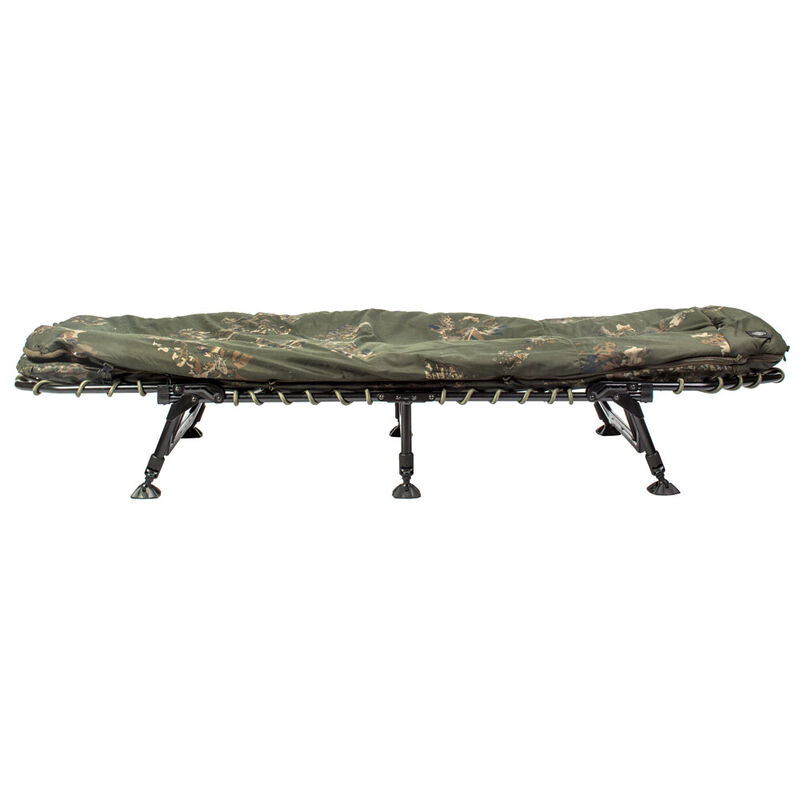Bedchair avec duvet nash scope ops 4 fold sleep system (6 pieds) - Bedchairs | Pacific P&ecirc;che