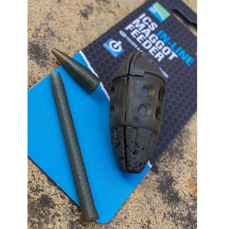 Cage feeder coup preston ics in-line maggot feeder small - Cages | Pacific P&ecirc;che