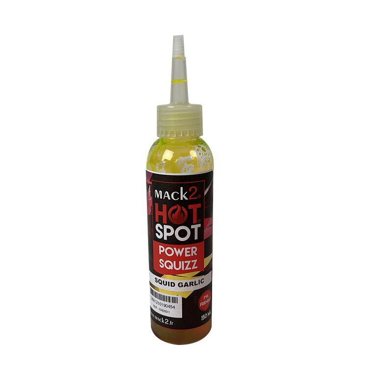 Booster carpe mack2 power squizz squid garlic 150ml - Boosters / dips | Pacific Pêche