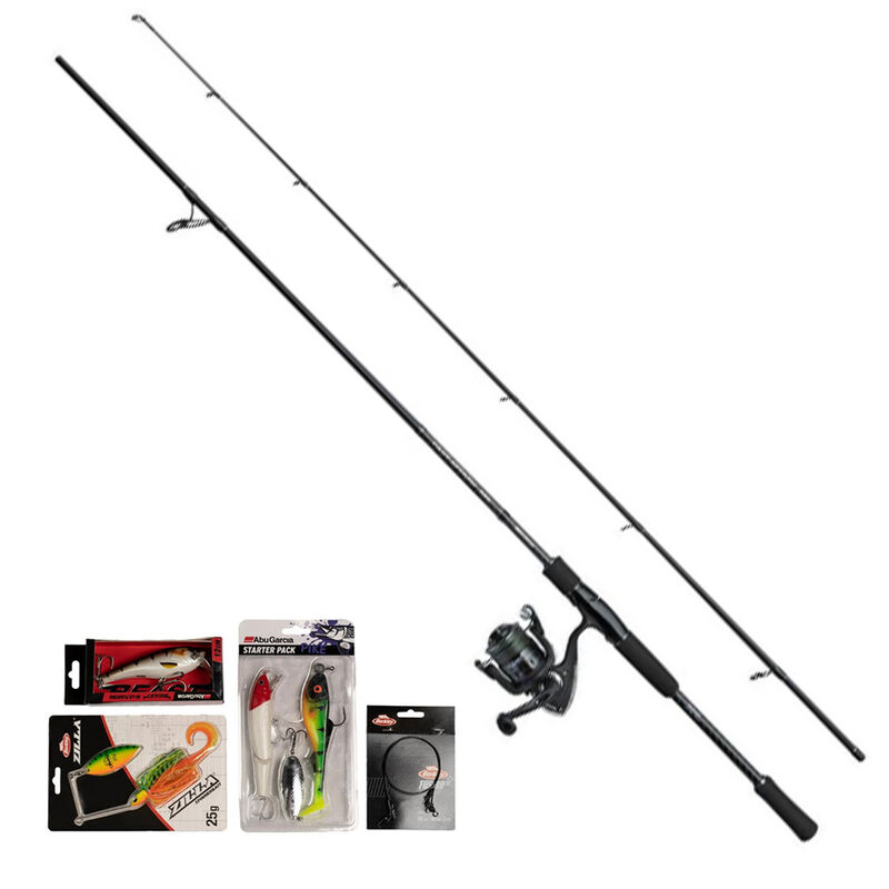Kit Spinning Abu Garcia Fast Attack Pro Pike 2.30m, 20-50g + Moulinet + Fil + Leurres - Packs et ensembles | Pacific P&ecirc;che