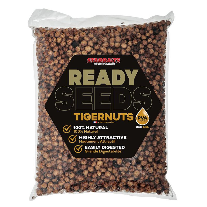 Graines Cuites Starbaits Ready Seed Tigernuts - Pr&ecirc;tes &agrave; l'emploi | Pacific P&ecirc;che