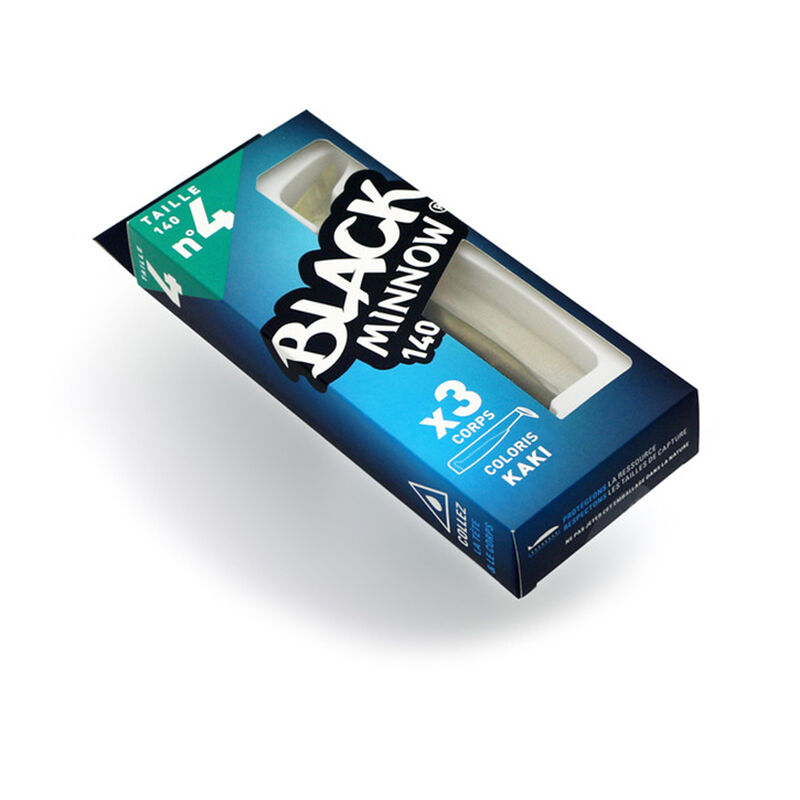 Leurre souple fiiish corps black minnow 140 14cm (x3) - Leurres souples | Pacific Pêche