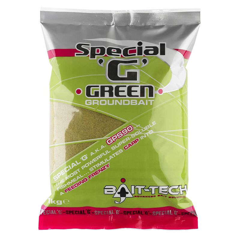 Amorce Bait-Tech Special G Green Groundbait 1Kg - Amorces | Pacific Pêche