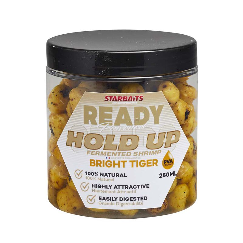 Graines Cuites Starbaits Ready Seeds Bright Tiger Hold Up 250ml - Pr&ecirc;tes &agrave; l'emploi | Pacific P&ecirc;che