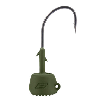 Tête Plombée BKK Silent Chaser-Draggin' Ned Green #1 (x4) - Têtes plombées | Pacific Pêche