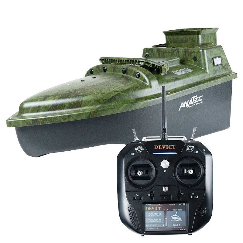 Bateau Amorceur Anatec Monocoque S Oak + Brushless + T&eacute;l&eacute;commande DE-SR07 - Bateaux Amorceurs | Pacific P&ecirc;che