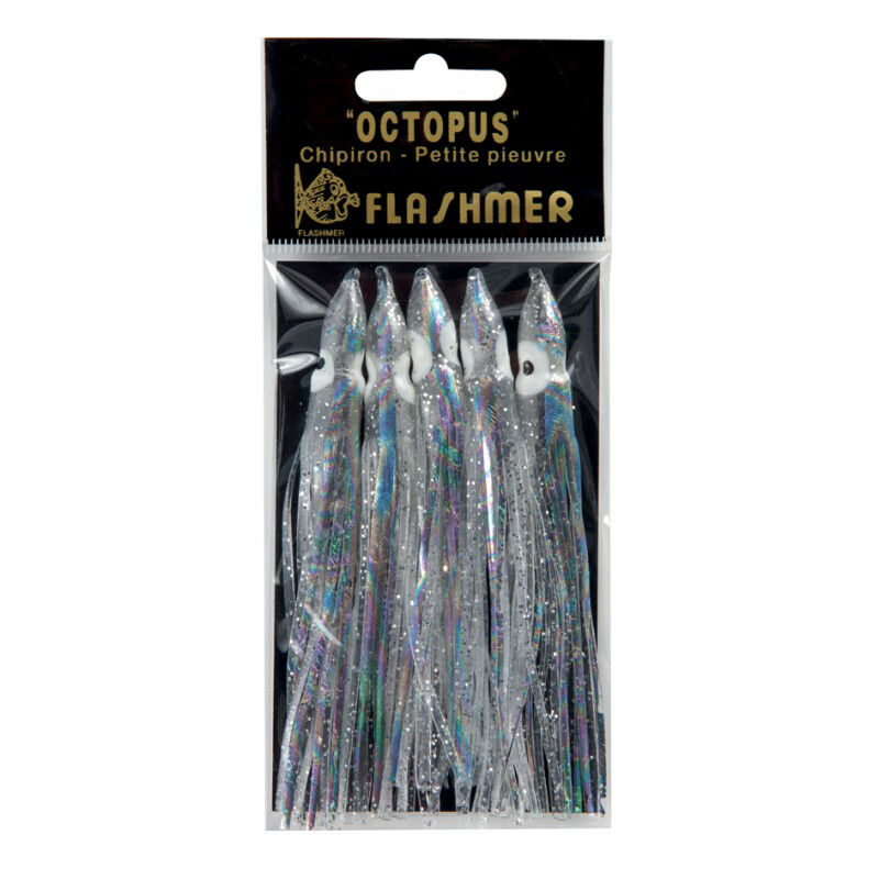 Leurre souple octopus flashmer 4cm (pochette de 5 piéces) - Leurres octopus | Pacific Pêche
