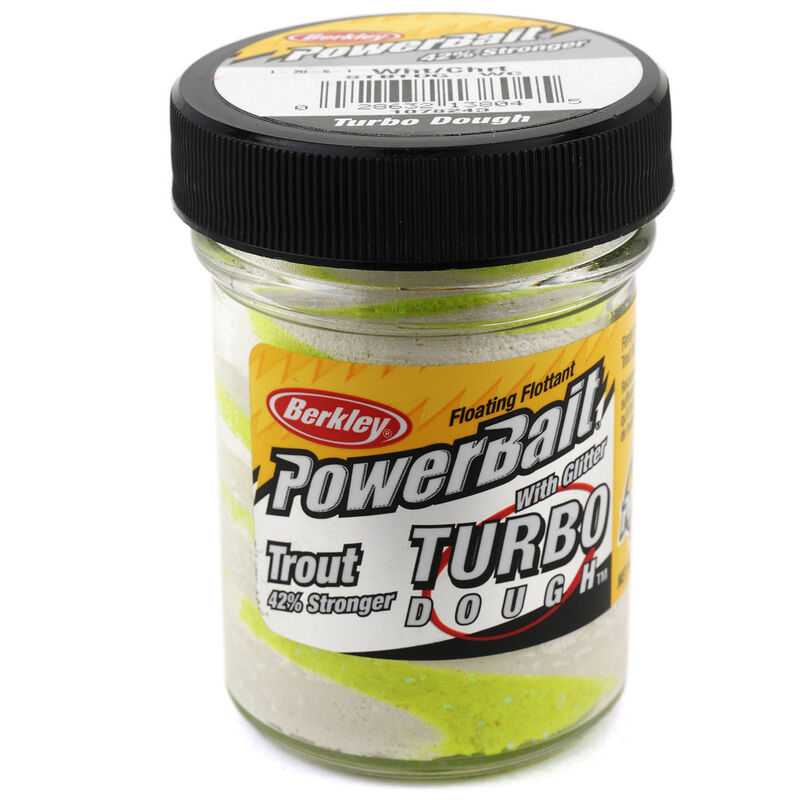 Appât truite pâte sélection bicolore à paillette "turbo dough" - Pâtes à truite | Pacific Pêche