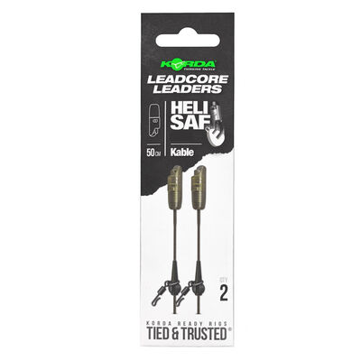 Leadcore Korda Kable Leadcore Leader Heli Safe Weed 50cm - Leadcore | Pacific P&ecirc;che