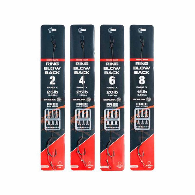 Bas de ligne Nash Ring Blow Back Rig Micro Barbed - Bas de Ligne Mont&eacute;s | Pacific P&ecirc;che