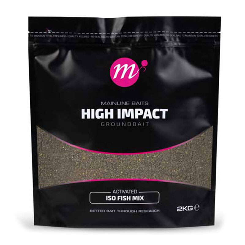 Method Mix Mainline Groundbait Activated Iso Fish 2kg - Methods Mix | Pacific P&ecirc;che