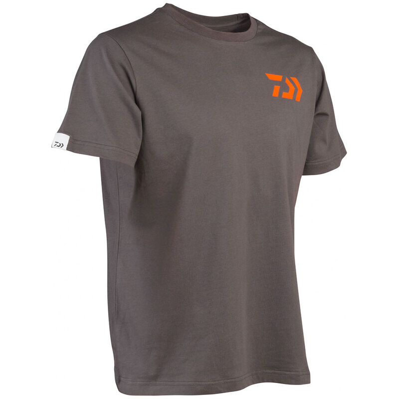 T-shirt daiwa gris-orange - V&ecirc;tements | Pacific P&ecirc;che