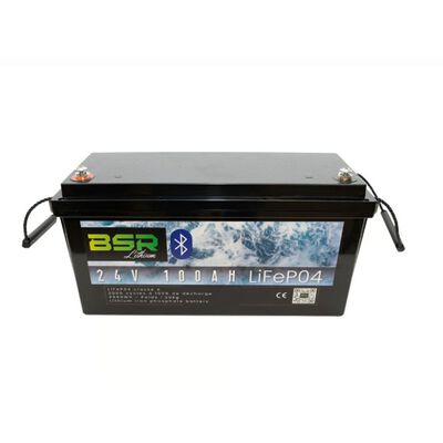 Batterie BSR Monobloc Lithium Life Po4 24V/100 Ah + Chargeur Non Etanche 10A - Batteries | Pacific P&ecirc;che