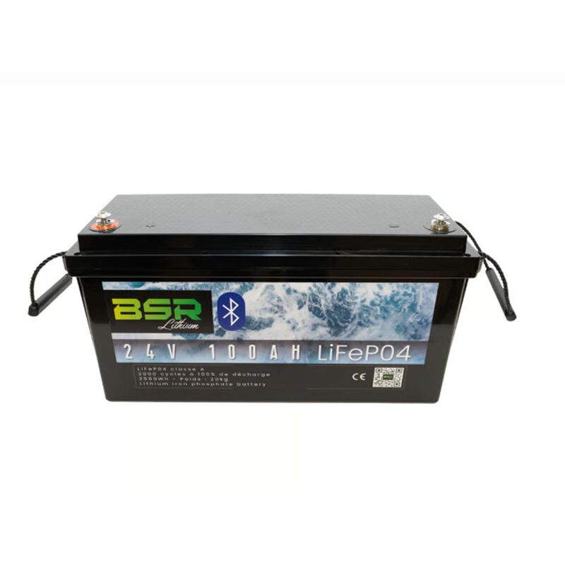 Batterie BSR Monobloc Lithium Life Po4 24V/100 Ah + Chargeur Non Etanche 10A - Batteries | Pacific P&ecirc;che