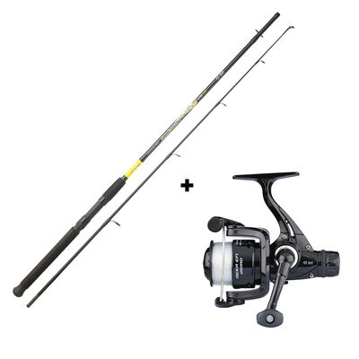 Ensemble Canne Fish Instinct Symphony Spincast 2.10m, 10-30g + Moulinet Meka Efi 201 Rd + Nylon 0.23mm - Packs et ensembles | Pacific Pêche