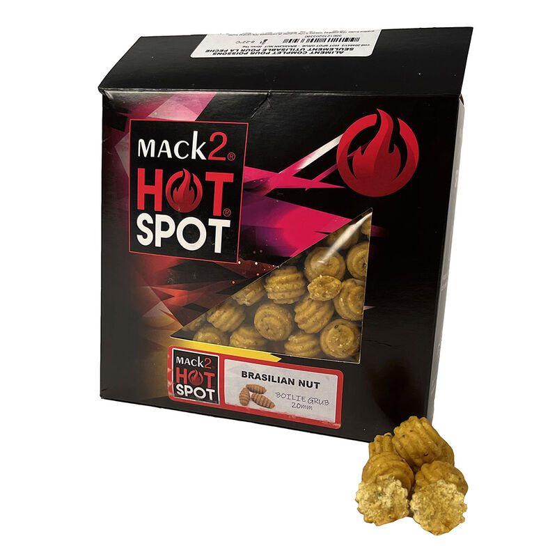 Bouillettes carpe mack2 Brasilian Nuts boilies 1kg - Denses | Pacific P&ecirc;che