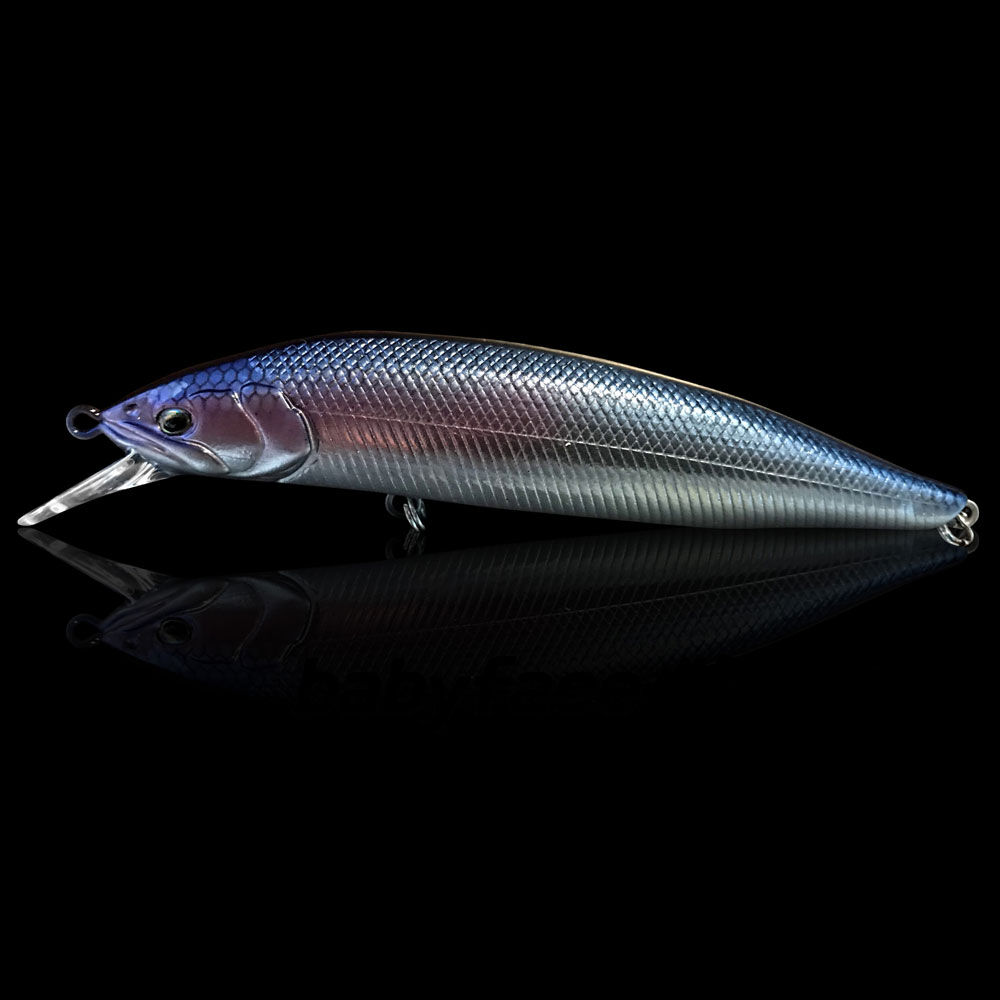 Leurre De Pêche Jerkbait 14cm – Wobbler Pour Carnassiers – Hameçons Triple Taille 3