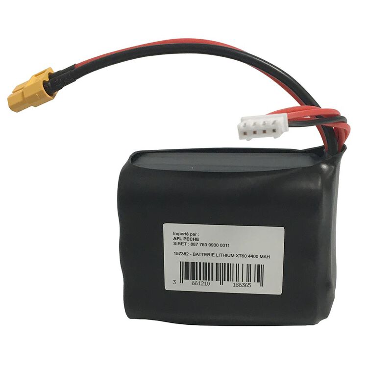 Batterie lithium toslon xt60 4400mah - Bateaux Amorceurs | Pacific P&ecirc;che