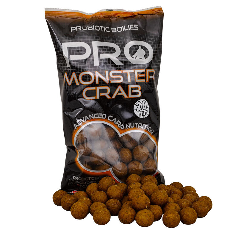 Bouillettes carpe probiotic monstercrab boilie 20mm - Denses | Pacific P&ecirc;che