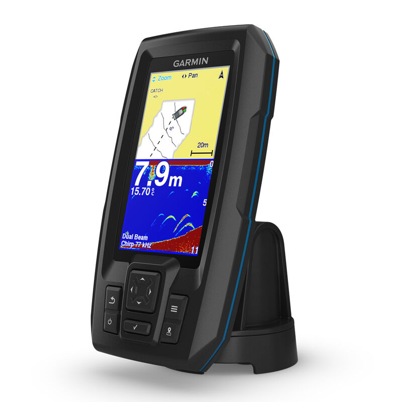 Sondeur Garmin Striker plus 4 sonde bi-faisceaux - Sondeurs | Pacific P&ecirc;che