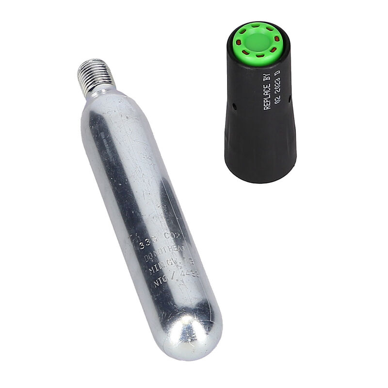 Recharge cartouche 33g gilet auto 150/165n - Gilets | Pacific P&ecirc;che