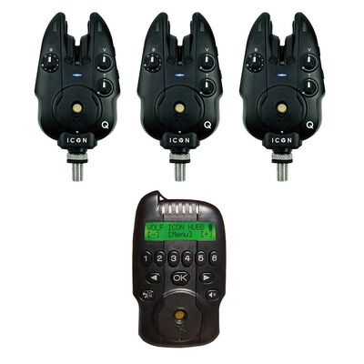 Coffret 3 détecteurs wolf icon q + centrale hubb - Coffrets détecteurs | Pacific Pêche