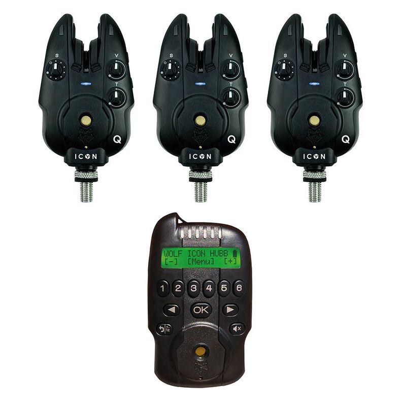 Coffret 3 détecteurs wolf icon q + centrale hubb - Coffrets détecteurs | Pacific Pêche