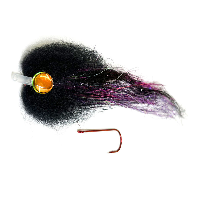 Streamer Brochet SILVERSTONE Tube Black Purple 20cm - Streamers | Pacific P&ecirc;che