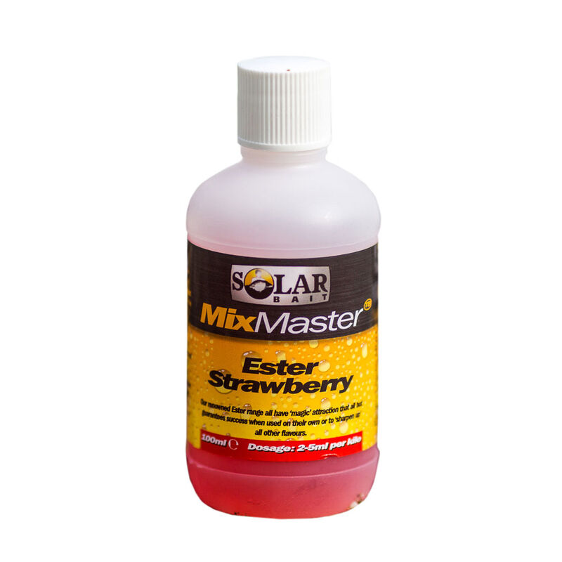 Additif carpe solar ester strawberry 100ml - Additifs | Pacific P&ecirc;che