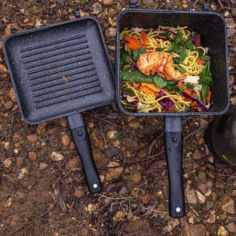 Po&ecirc;le Ridge Monkey Set Casserole + Grill Connect XLGranite Edition - Cuisine/Repas | Pacific P&ecirc;che