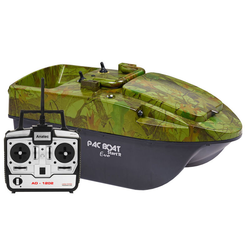 Bateau amorceur carpe anatec pac boat start r camo wood &eacute;quip&eacute; ad1202 - Bateaux Amorceurs | Pacific P&ecirc;che