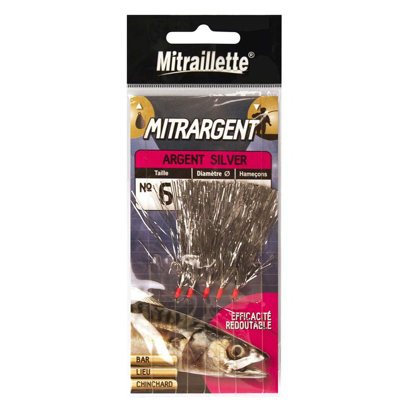 Mitraillette Ragot MITRARGENT (x5) - Trains de Plumes | Pacific P&ecirc;che