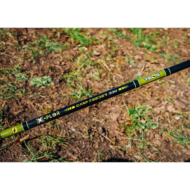 Canne Teos Xplor Carp Feeder 3.30m, 20-80g - Cannes feeder | Pacific Pêche