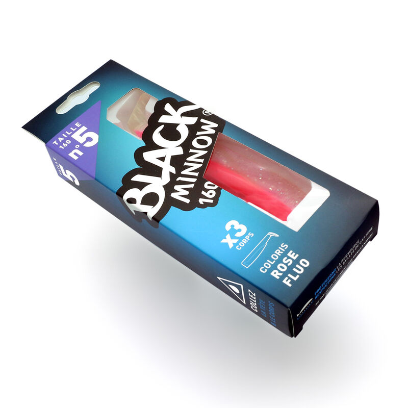 Leurre souple fiiish corps black minnow 160 16cm (x3) - Leurres souples | Pacific Pêche