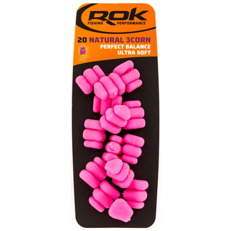 Maïs Artificiel Rok Natural 3 Corn Ultra Soft Perfect Balance x20 - Imitations | Pacific Pêche