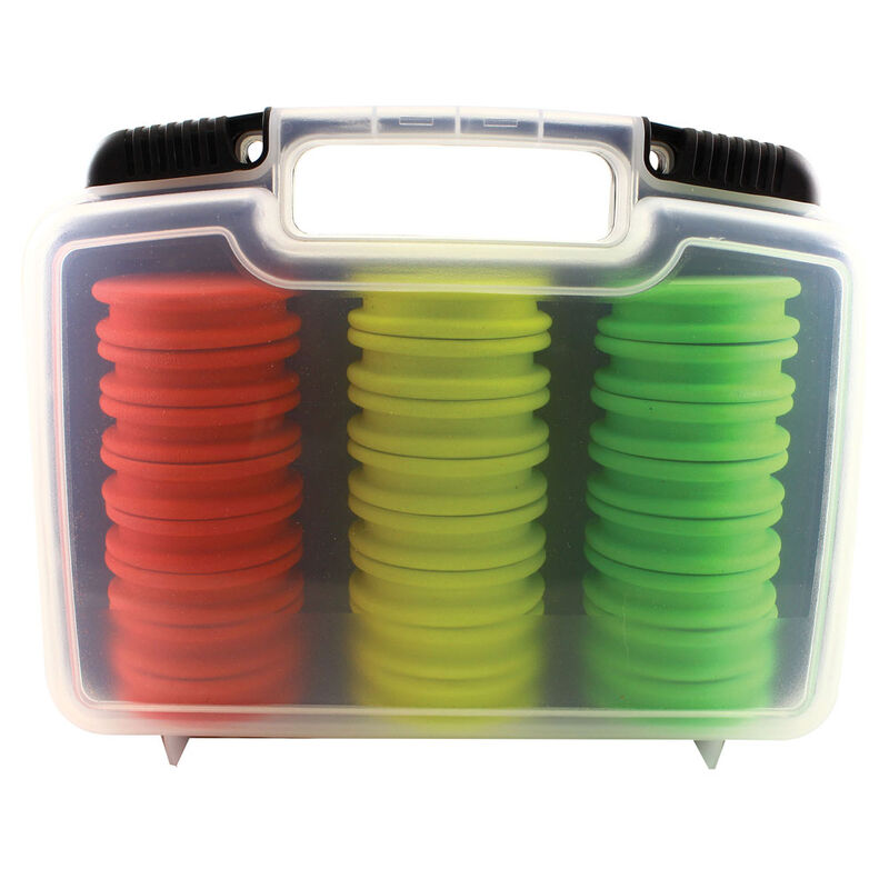 Bo&icirc;te/mallette de 24 plioirs ronds flashmer &oslash; 65 - Plioirs | Pacific P&ecirc;che