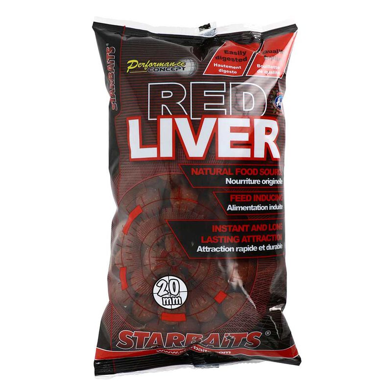 Bouillette starbaits pc red liver20mm - Denses | Pacific P&ecirc;che