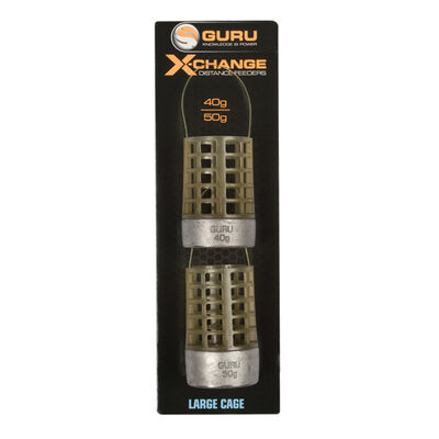 Cages feeder coup guru x-change distance feeder large (x2) - Cages Feeder | Pacific Pêche