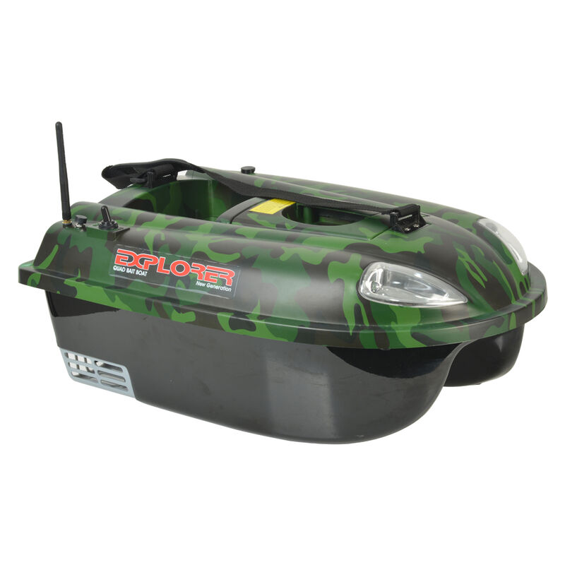 Bateau amorceur carpe quad explorer camo 5.8 ghz - Bateaux Amorceurs | Pacific P&ecirc;che