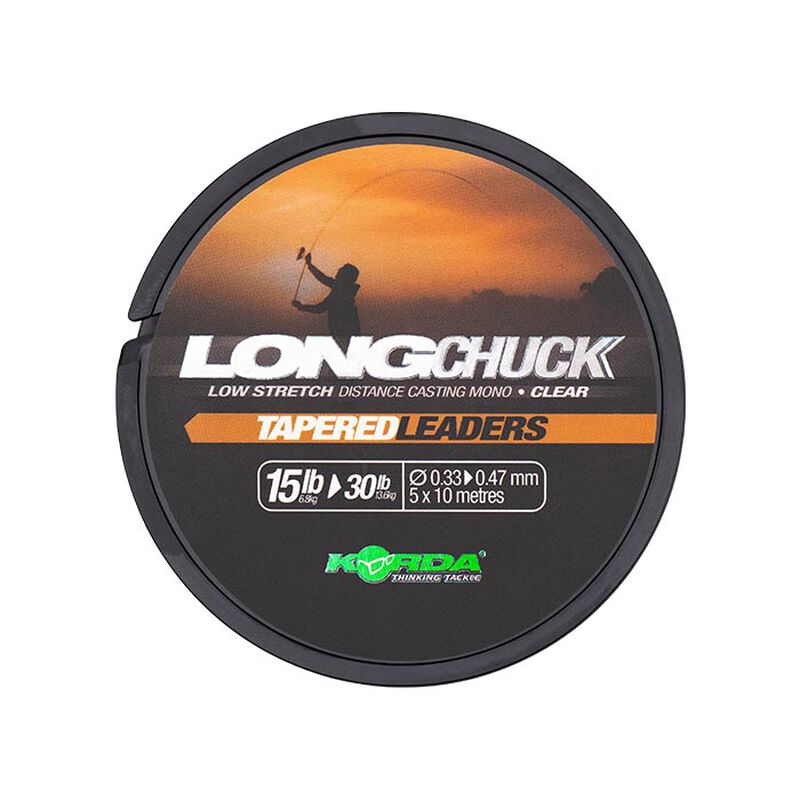 T&ecirc;te de ligne carpe korda longchuck tapered leaders - T&ecirc;te de ligne | Pacific P&ecirc;che