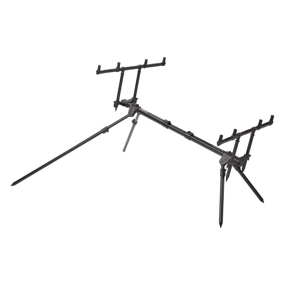 Rodpod Support de canne à pêche à la carpe réglable Rod Pod pour 3