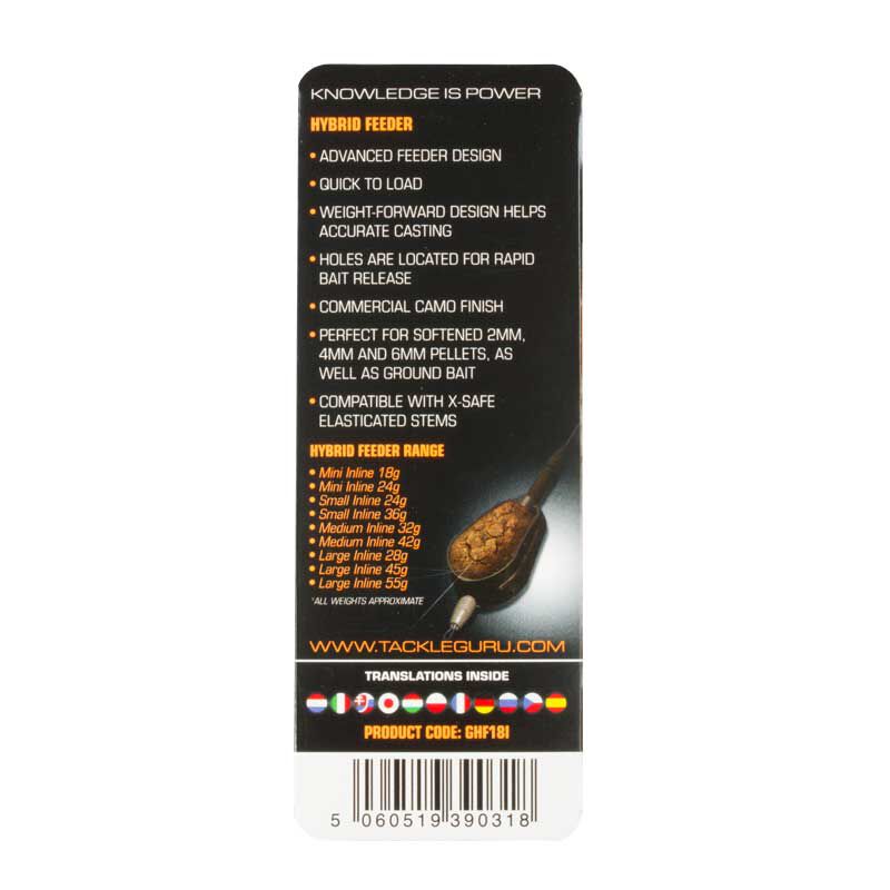 Method feeder coup guru hybrid inline feeder - Cages | Pacific Pêche