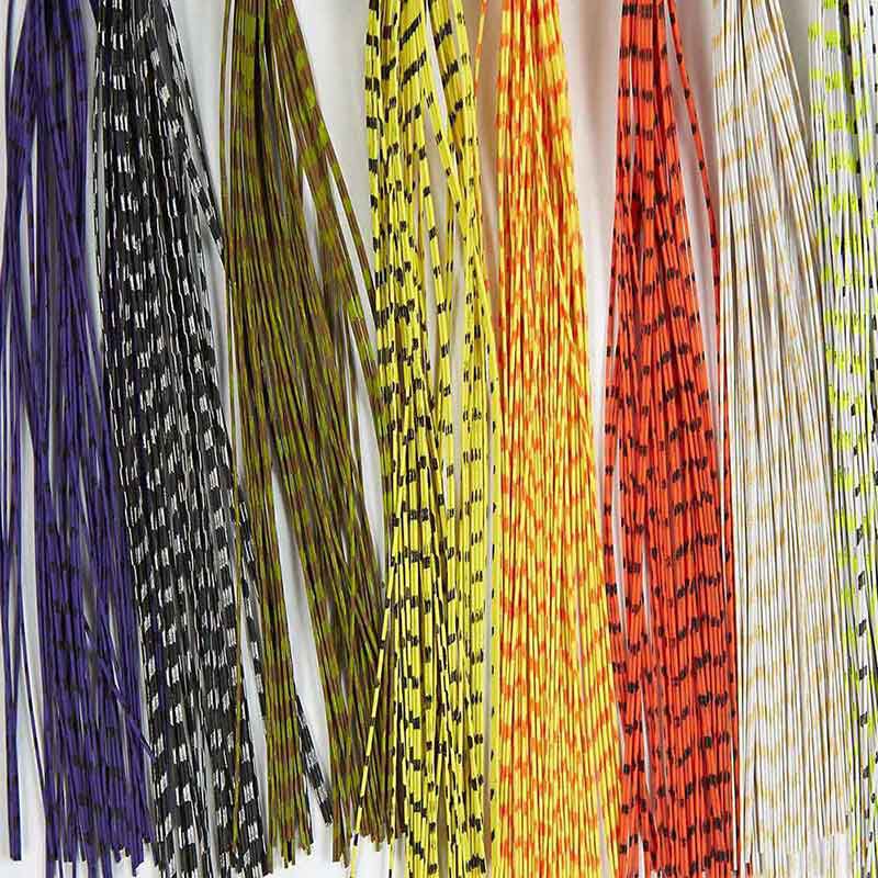 Élastiques Zébrés JMC Elastipattes - Matériaux Elastiques | Pacific Pêche