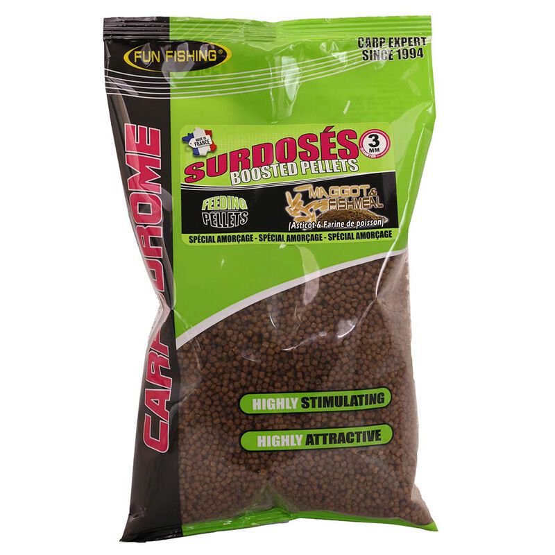 Pellets Fun Fishing Surdos&eacute;s Maggot & Fishmeal 700Gr 3mm - Pellets | Pacific P&ecirc;che