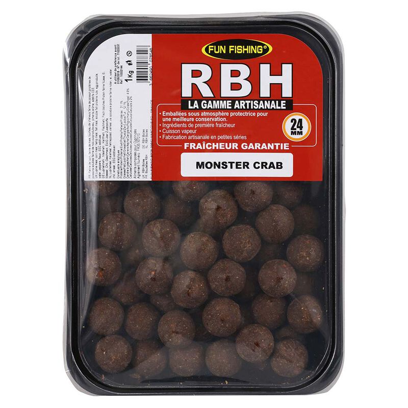 Bouillette Fun Fishing RBH Boilies Monster Crab 800g - Denses | Pacific Pêche