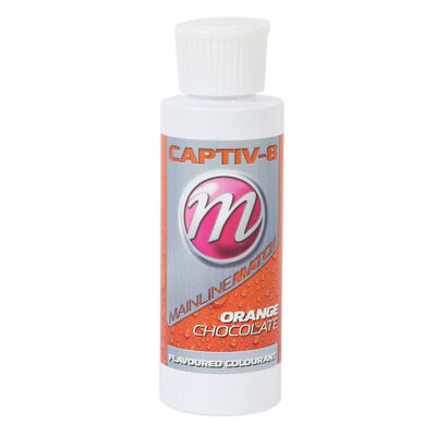 Colorant à pellet mainline match captiv-8 additive orange-chocolate 250ml - Additifs | Pacific Pêche
